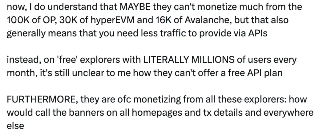 Etherscan surprise charges! Accidentally exposed the data dependence contradictions of the Ethereum ecosystem